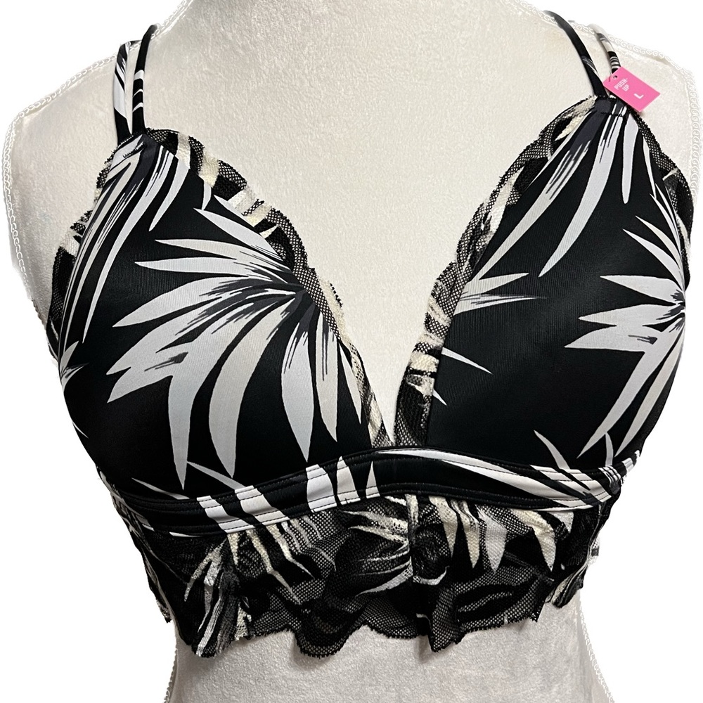 Victoria’s Secret PINK - Push-Up Bra - Lace Trim - Large